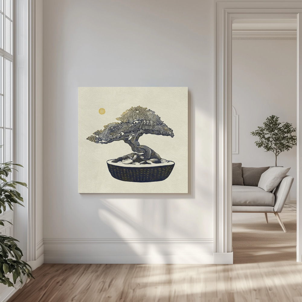Canvas print - Bonsai Tree in the livingroom