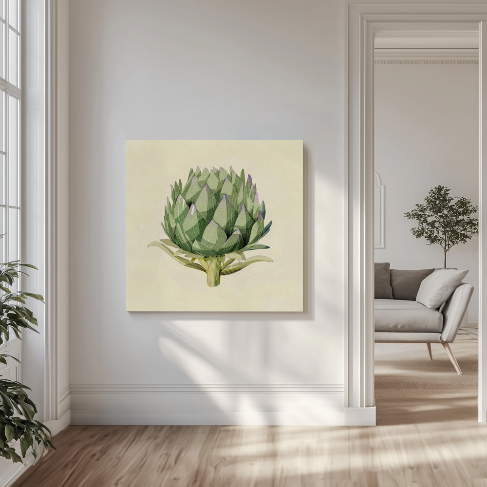 Canvas print - Artichoke in the livingroom
