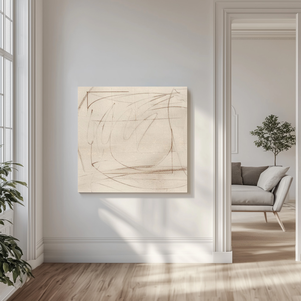Canvas print - Dessiner in the livingroom