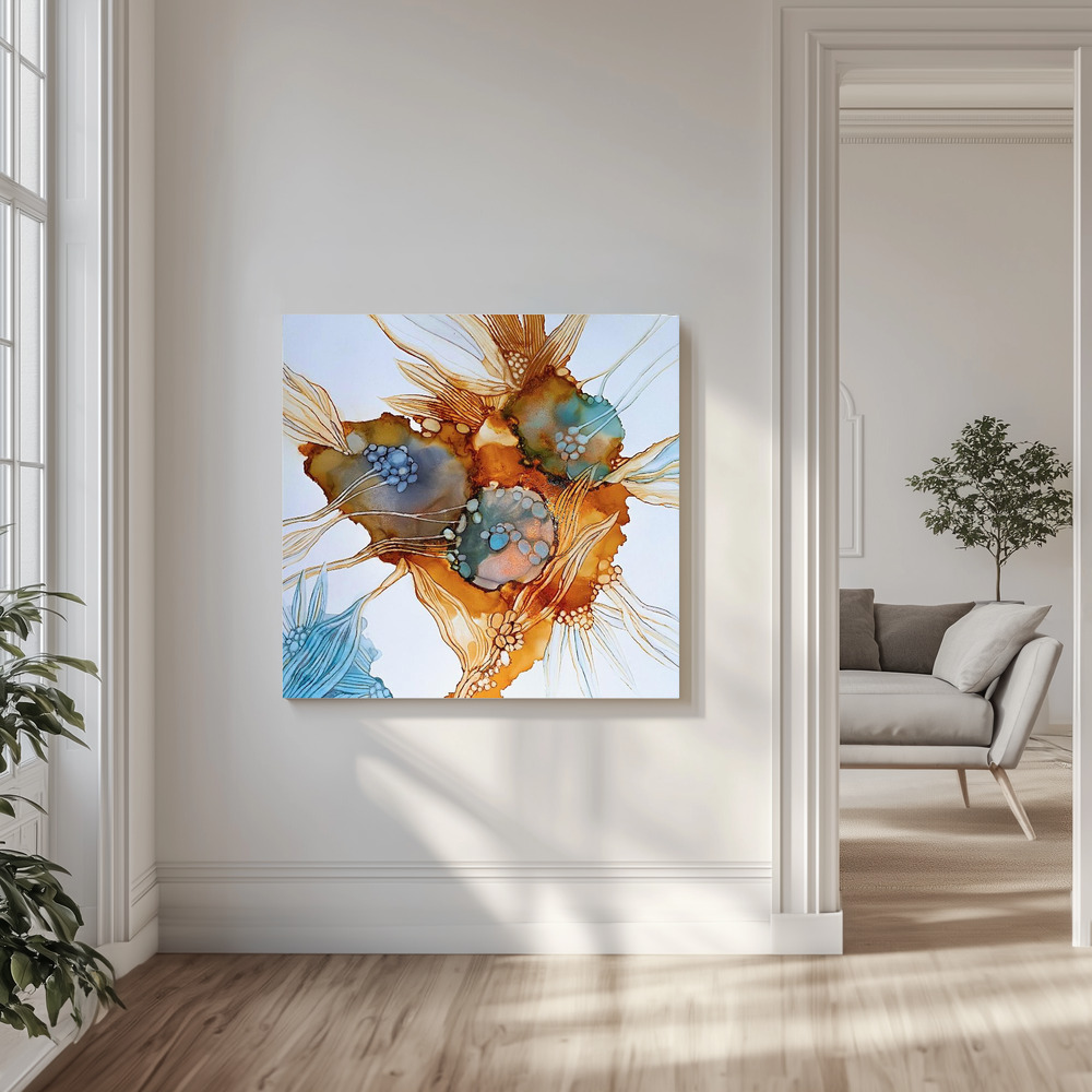 Canvas print - Organic Flow and Natural Beauty in the livingroom