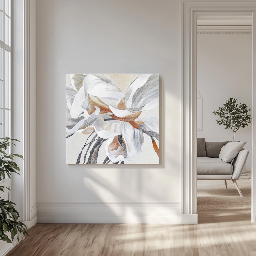 Canvas print - Fleur in the livingroom