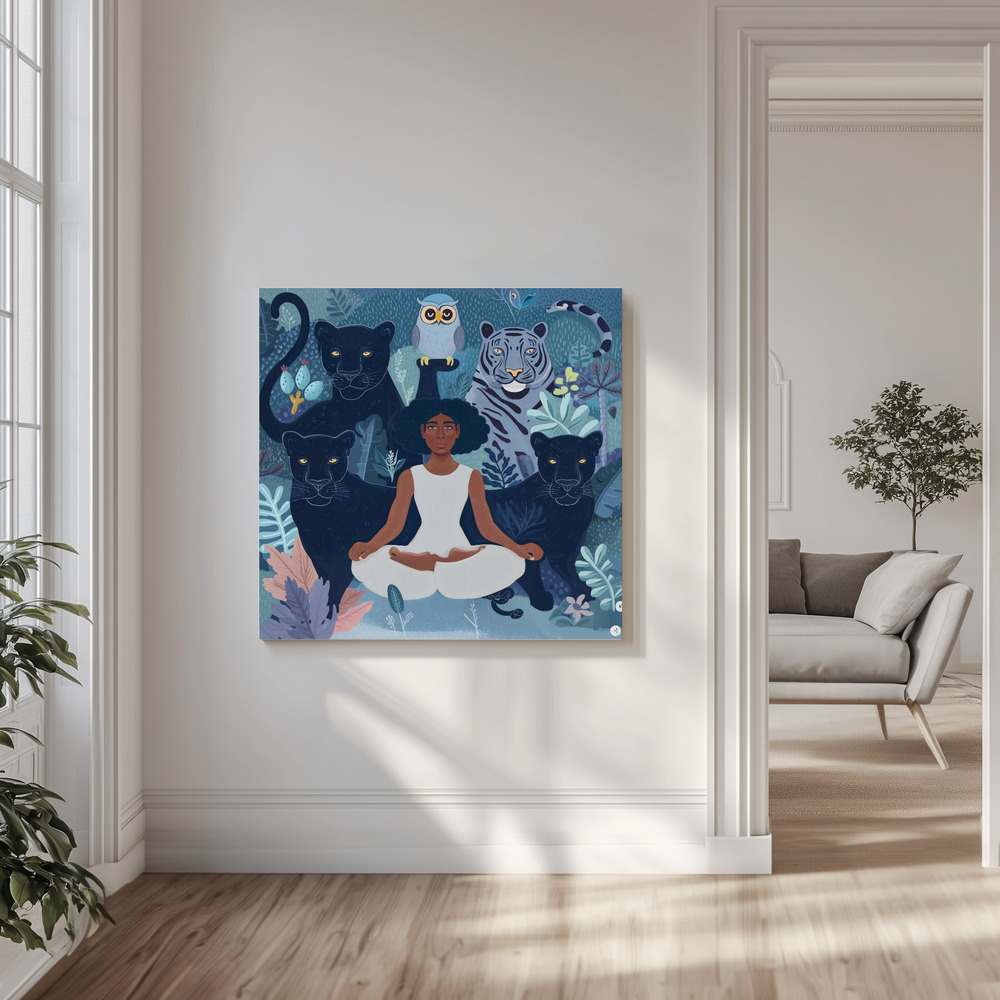 Canvas print - Tropical 3 in the livingroom