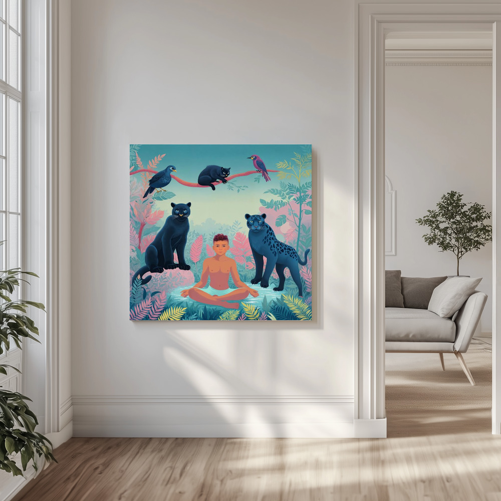 Canvas print - Tropical 6 in the livingroom