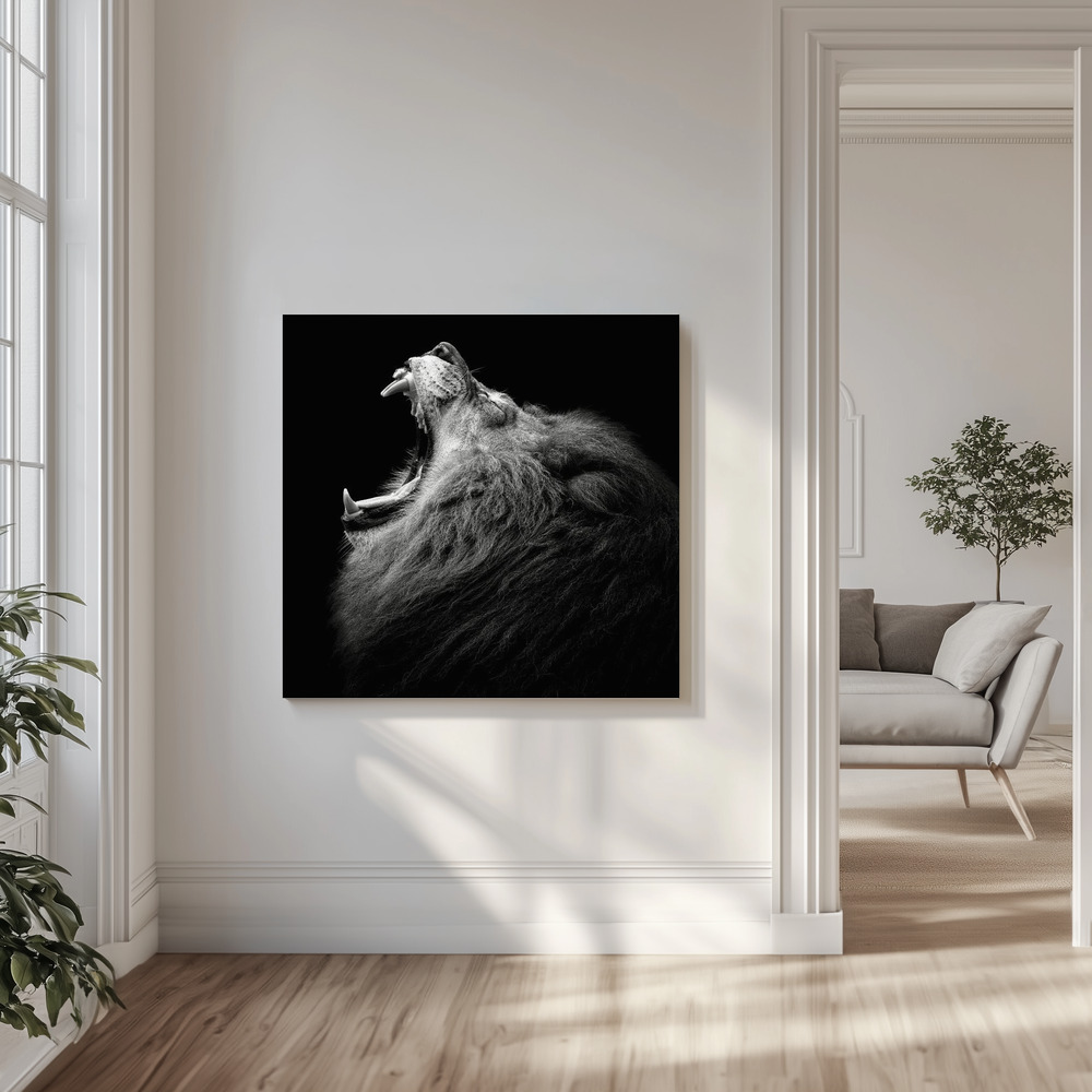 Canvas print - Primal Yawn #6 in the livingroom