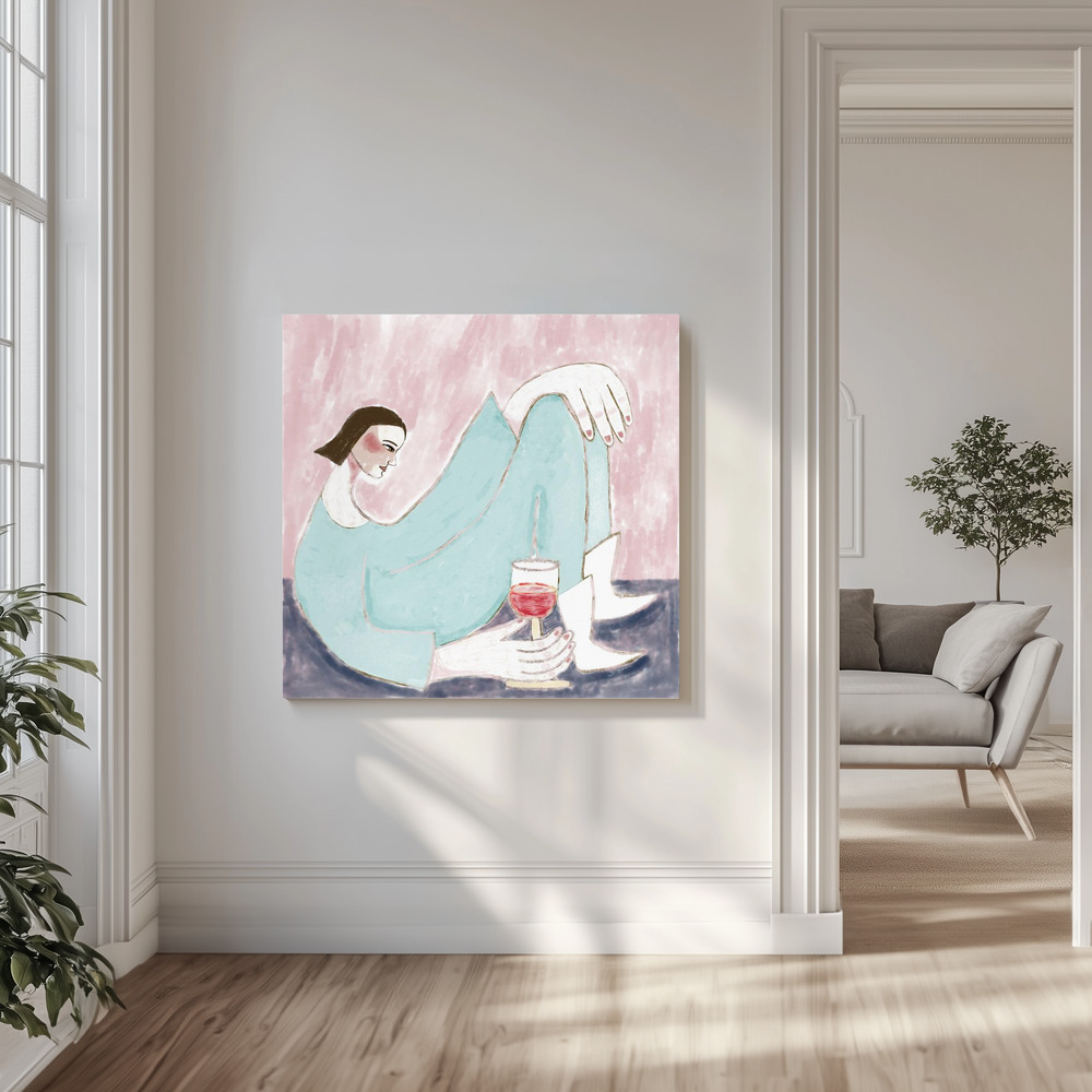 Leinwandbild - Time to Relax in der Wohnstube