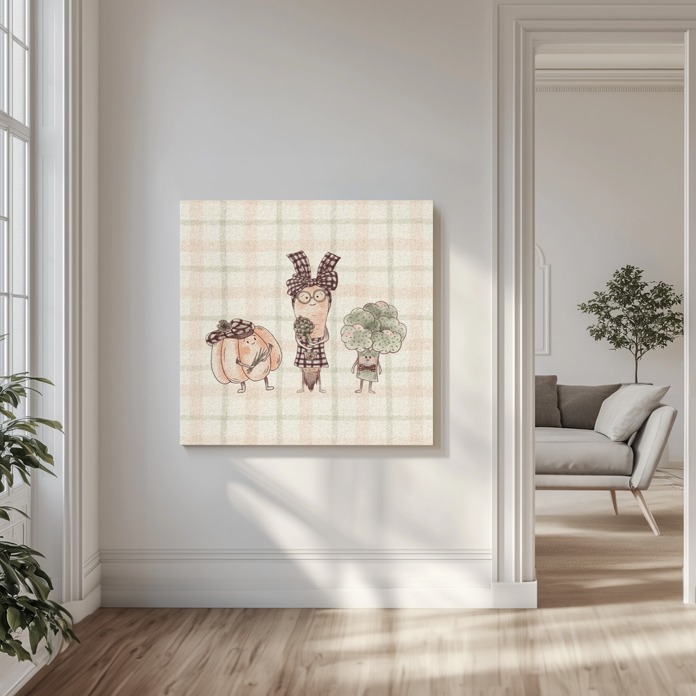 Canvas print - Harvest Companions in the livingroom
