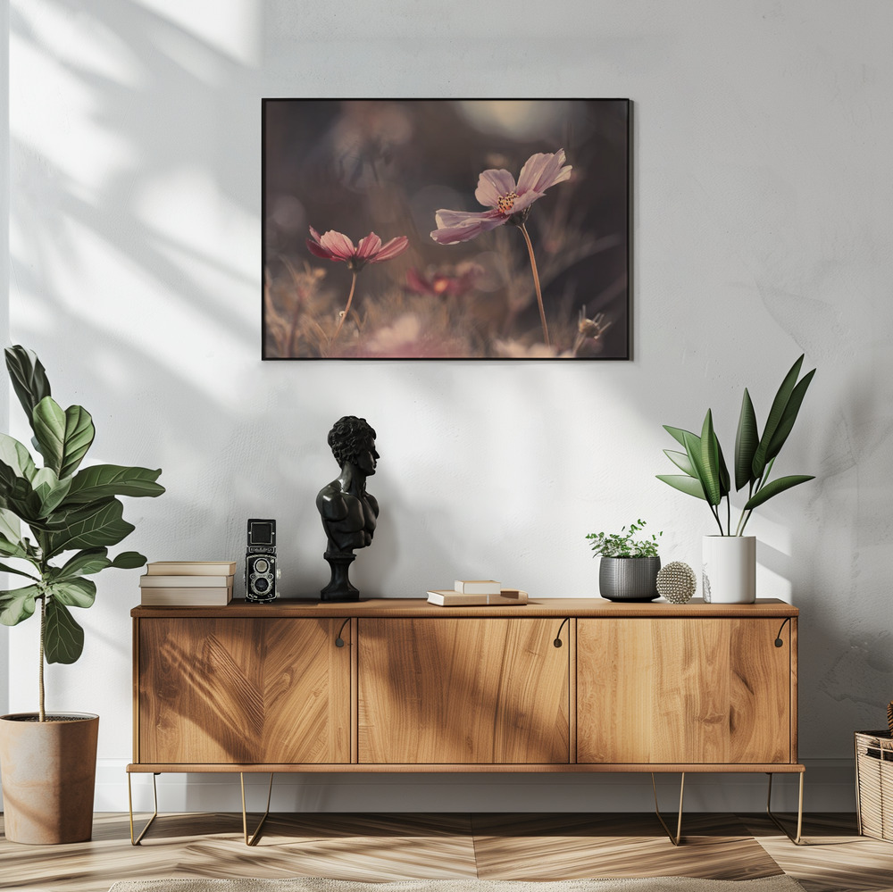 Poster Flowers of innocence - Affisch i vardagsrummet