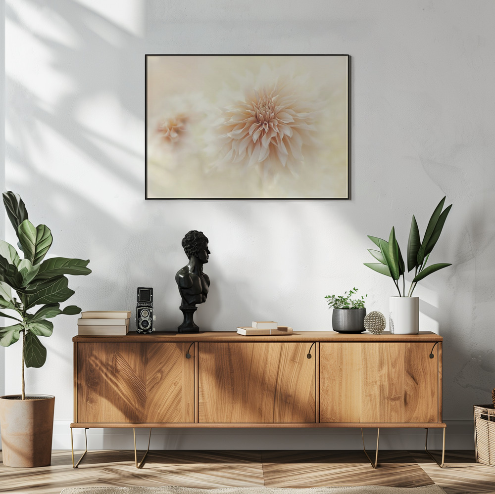 Plakat - Cafe 'Au lait' Dahlia i stuen