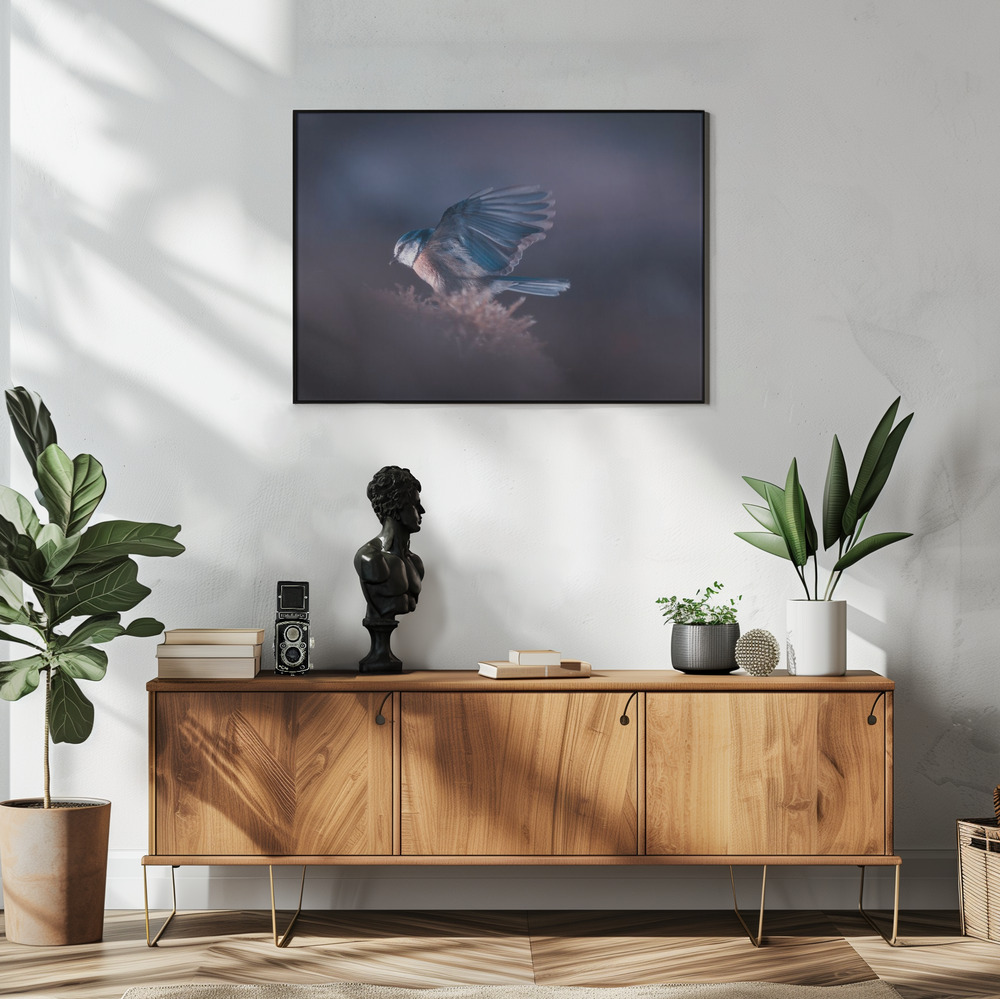 Affiche - A bird world VIII dans le salon