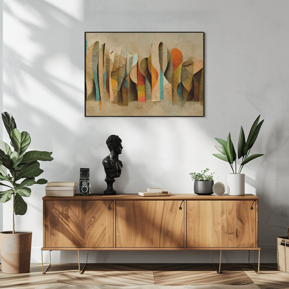 Poster - Scrolls in living room