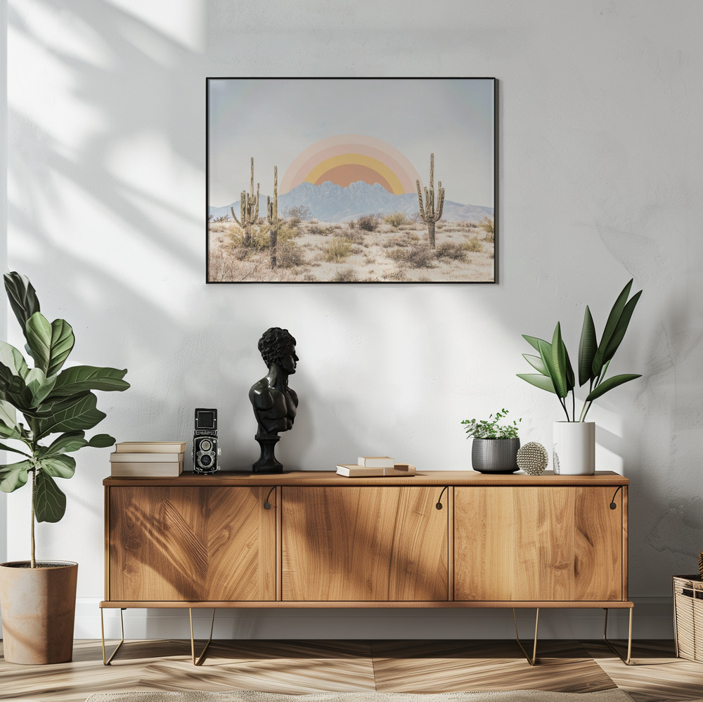 Poster - Arizona Sunrise in living room