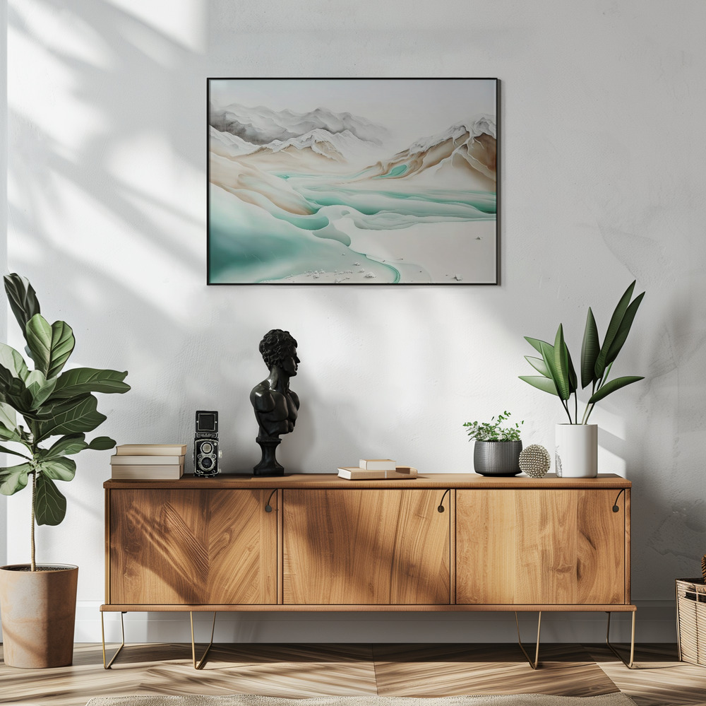 Poster - Frozen Landscape in living room