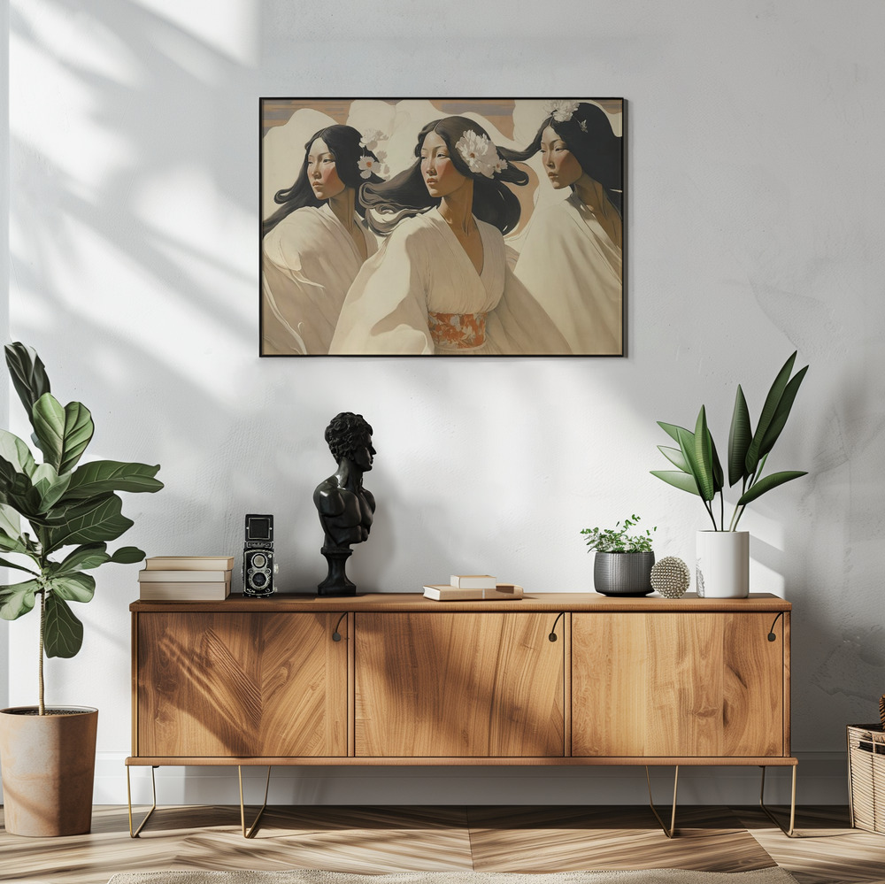 Poster - The Dance Of The Sisters in living room