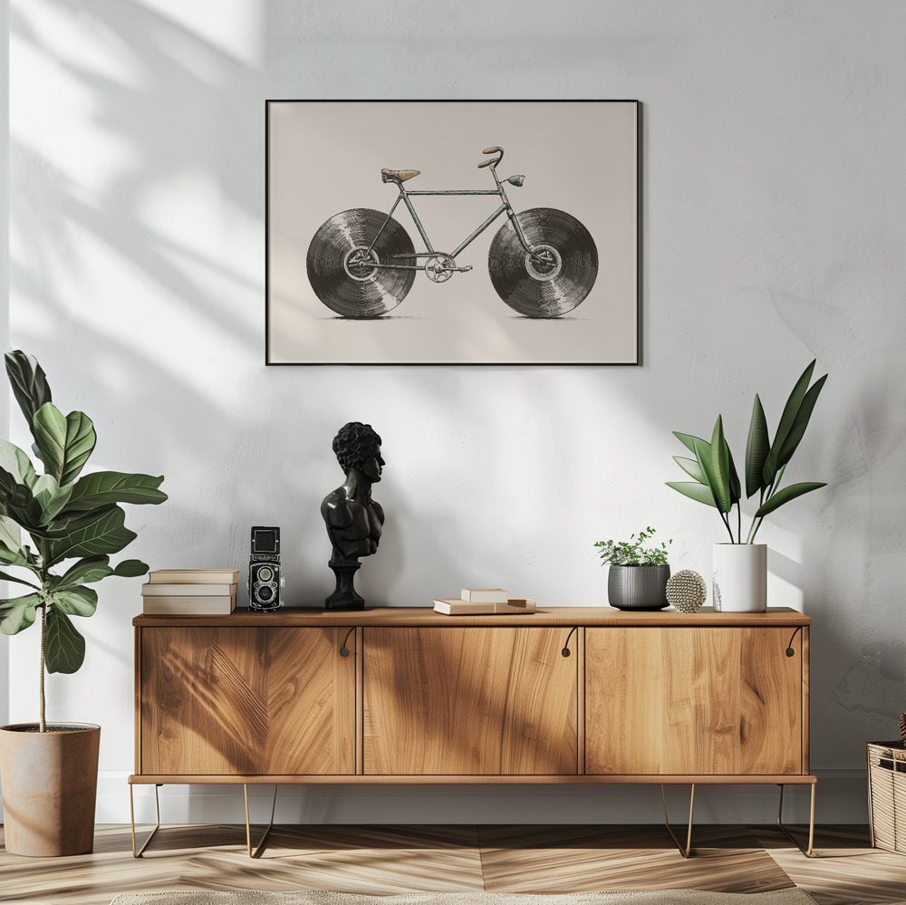 Poster Velophone - Affisch i vardagsrummet