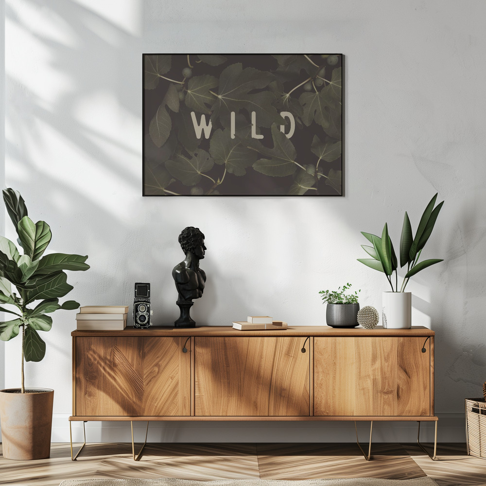 Poster Wild Nº1 - Affisch i vardagsrummet