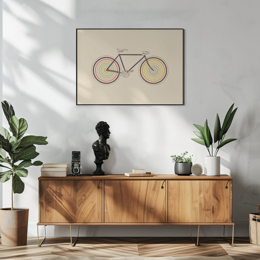 Poster - Velocolor in living room