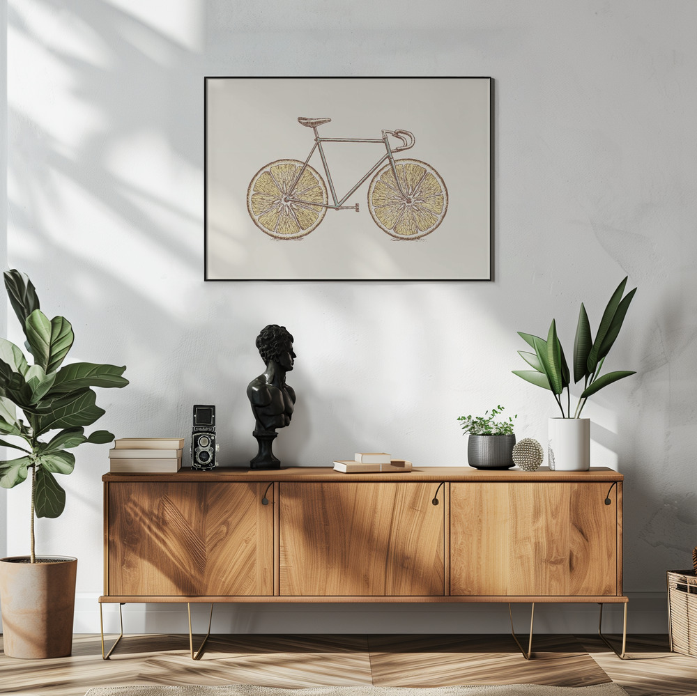 Poster - Velocitrus in living room