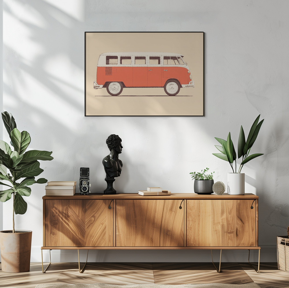 Poster - Redvan in living room