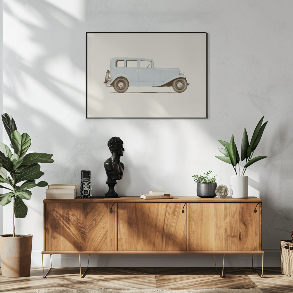 Poster - Car 30 in living room