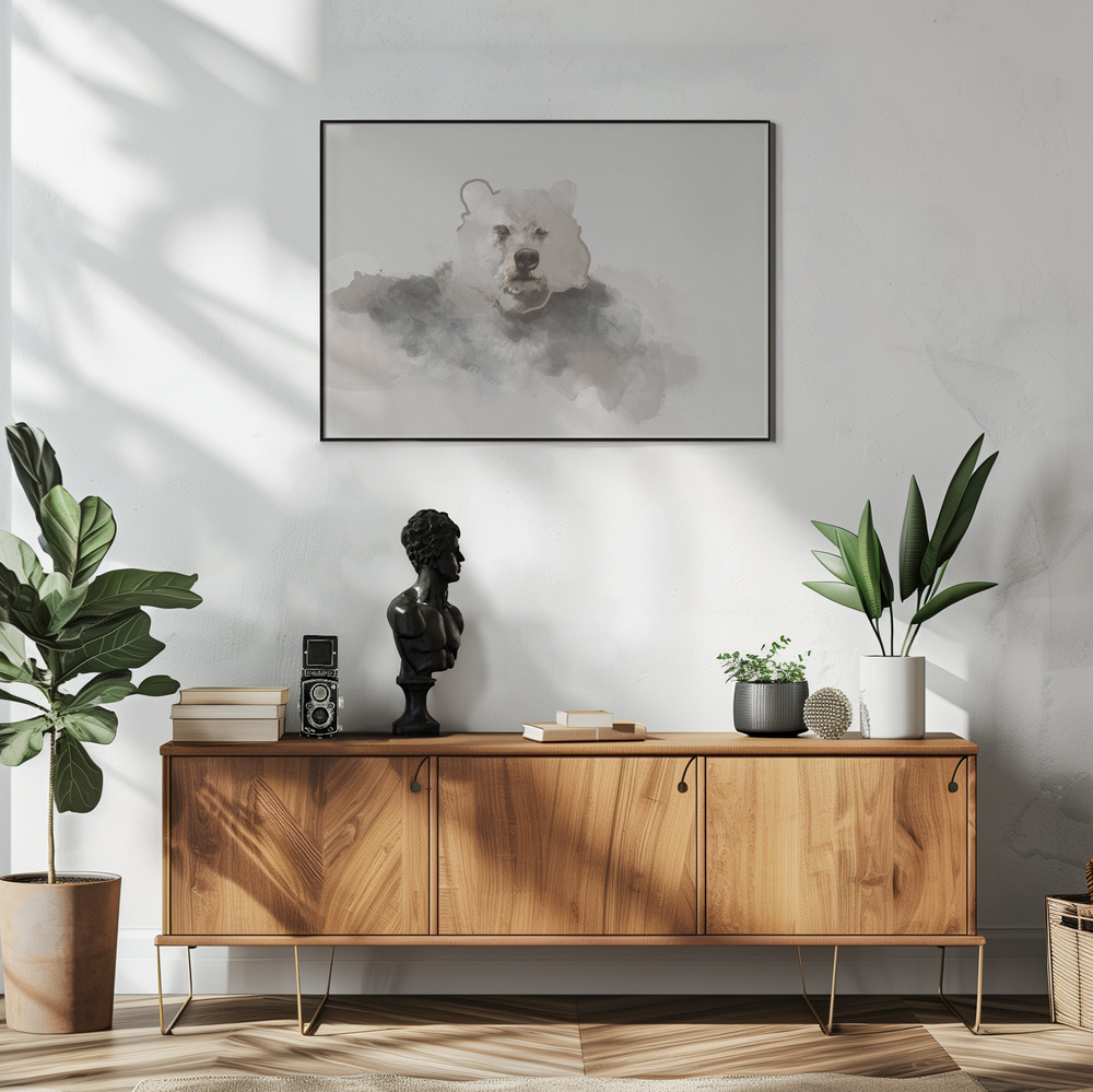 Póster - Bear en el salón