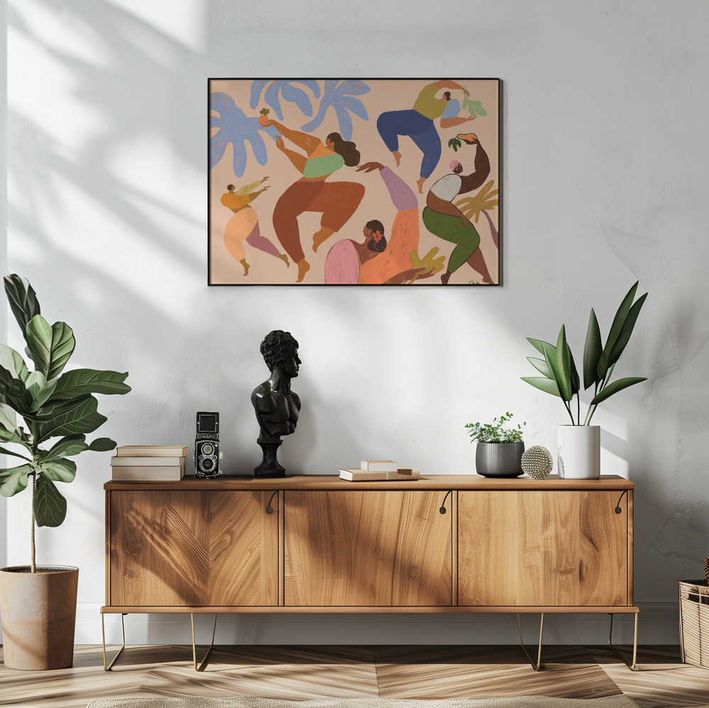 Poster - Dance Dance in living room