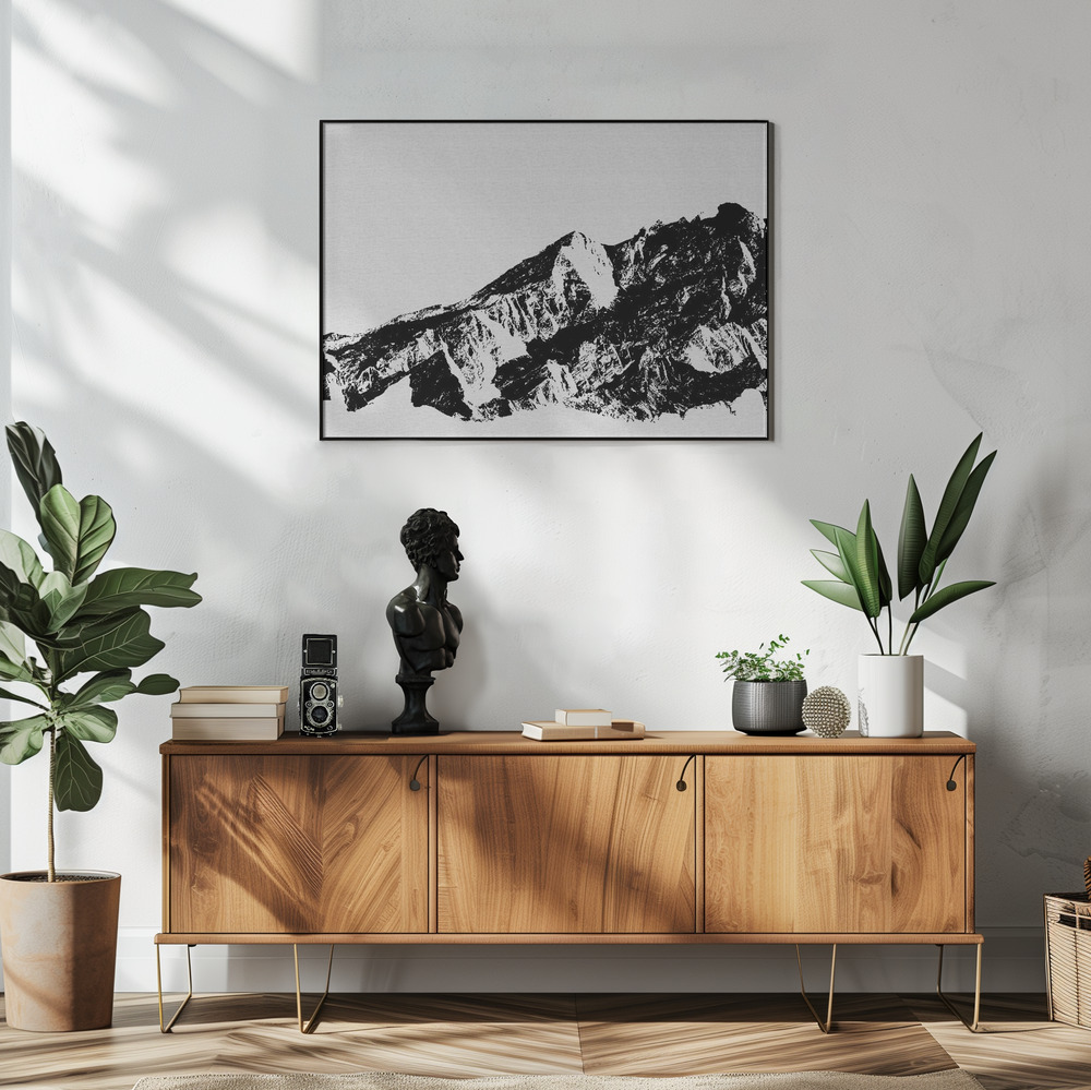 Poster - Mountains I in living room